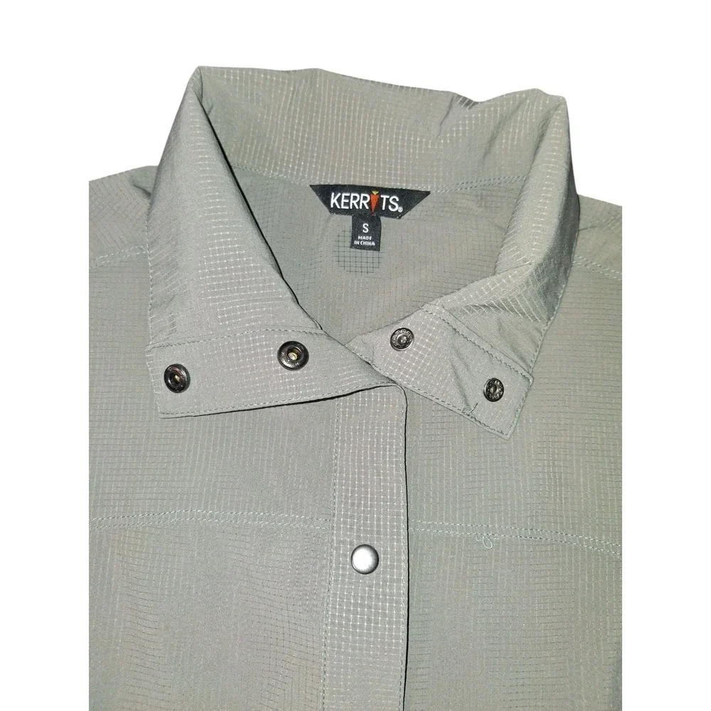 Kerrits Convertible Sun Shirt Cypress Size Small Snap Equestrian